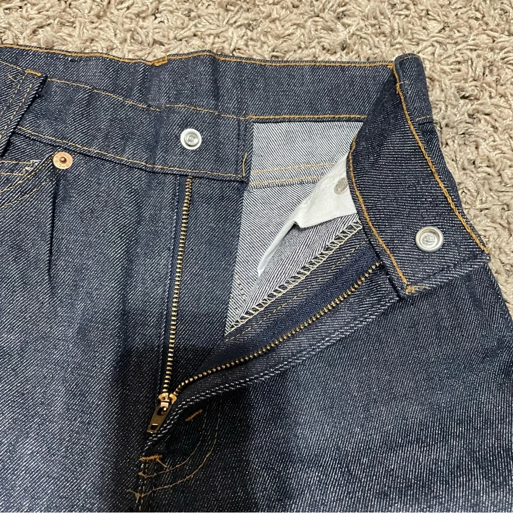 Vintage LEVIS‎ ORANGE TAB Jeans Dark Wash Made In USA 1983 Size 14 Slim